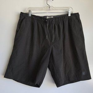 Link Soul Men's Gray Saturday  Shorts, Unlined Drawstring Waist Size XL